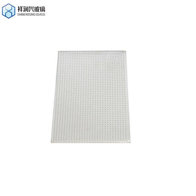 Handgefertigt Massivfarbe Rahmenlose weiße Streifen gehärtetes Glas Muster Fuß in Duschbildschirm