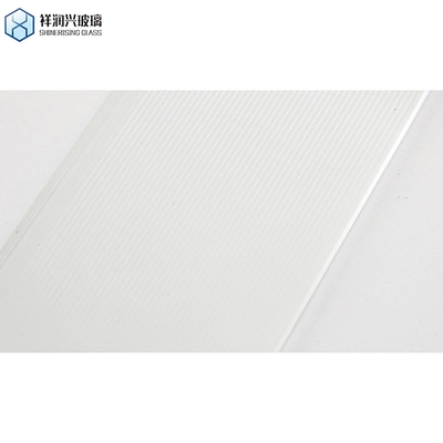 SGS-akkreditiertes klares Reeded Textur gehärtetes Musterglas für Gebäudedekoration