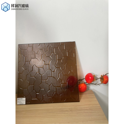 3-6mm Klar Silber Bronze Grau Blau Grün Säure geätzte Frostglas Kunst für dekorative Wand Tür Balustrade Möbel Glas
