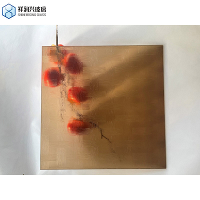 Gute 4 mm Gold Bronze Grau Blau Grün Rosa reflektierende Schwimmglas für Wärmedämmung