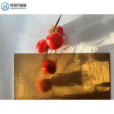 Hot Item Bronze-gebildete figurierte Glas mit fester Farbe