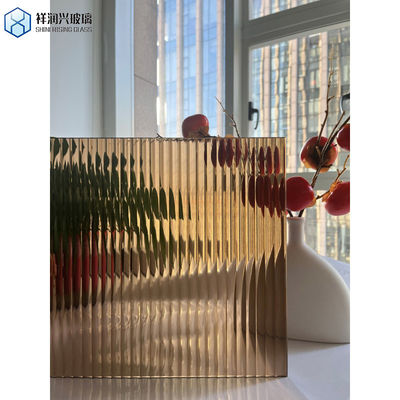 Hot Item Bronze-gebildete figurierte Glas mit fester Farbe