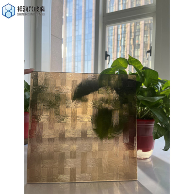 Bronze-Muster-Glas-Panel für die Errichtung der angepassten Anforderung und Größe