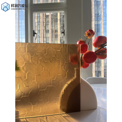 Bronze-Muster-Glas-Panel für die Errichtung der angepassten Anforderung und Größe