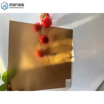 Massiv runde rote Bronze Blumenmuster Aluminium Holzglas Schiebetürgriff