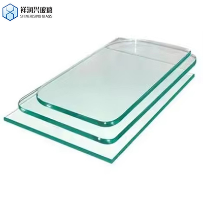 Flachpolierte Kantenarbeiten mit gehärtetem Glas für modernes Badezimmer Duschgehäuse