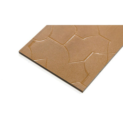 3mm-8mm Klare Bronze Karatachi Nashiji Mistlite Flora Fluted Muster Glas Top Wahl