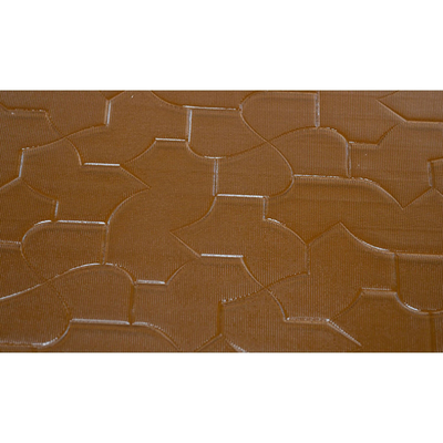 Bronze Blau Grün Klares Dekoratives Fluted Musterglas für Architekturprojekte