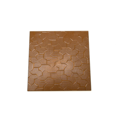 4 mm und 5 mm Bronze Karatachi Musterglas mit solider Struktur in Vorräten