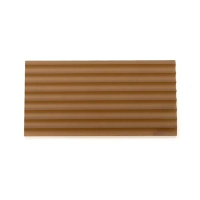 Flachpolierte Kante Moderner Stil Morgon-Muster Bronze-Musterglas für Kathedrale 5