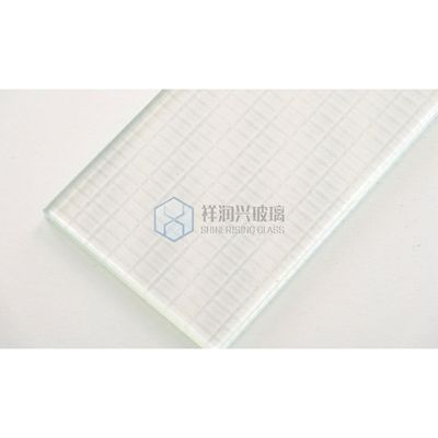 Farbige Texturen Schnitzkunst Glas Wanddekoration mit flachen polierten Kanten und Schichten