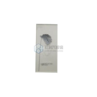 Farbige Texturen Schnitzkunst Glas Wanddekoration mit flachen polierten Kanten und Schichten