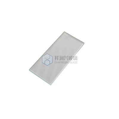 Flachpolierte Kante 5mm 10mm 12mm Ultra-Clear Moru-Glas mit Muster