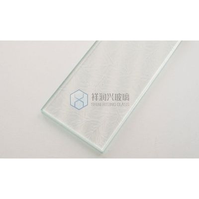 Flachpolierte Kante 5mm 10mm 12mm Ultra-Clear Moru-Glas mit Muster
