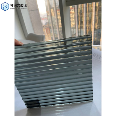 8 Mohs-Härte Kiln geschmolzener Abfall Textur Muster Glas für Vorhangwand Balustrade