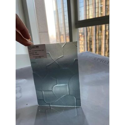 Kunstdekorative Sicherheit Fluted Muster Textur Zwischenschicht Custom Wired Laminated Mesh Glas