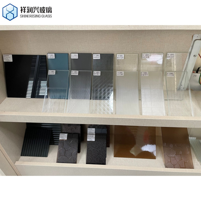 3/3.5/4/5/5.5/6/8/10mm Tempered Flemish / Karatachi Figured Walzed Glass Design