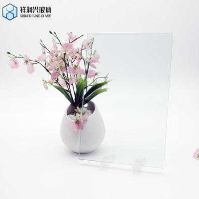 5 mm schwarz lackiertes Glas auf klarem Floatglas für Möbel und Dekoration