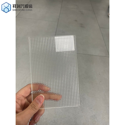 4mm Moru Flora Millenium Welle Diamant Regenwasser Würfel Niedriges Eisen Gehärtetes Glas mit Muster für Fenster