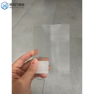 Flach poliert 5 mm Aqualite Musterglas Getreide Netz Traingless Unregelmäßige Quadrate Hishicross