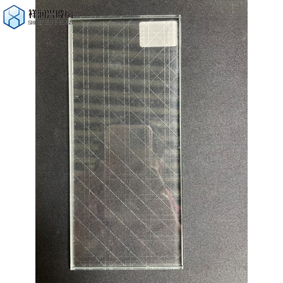 Flach poliert 5 mm Aqualite Musterglas Getreide Netz Traingless Unregelmäßige Quadrate Hishicross