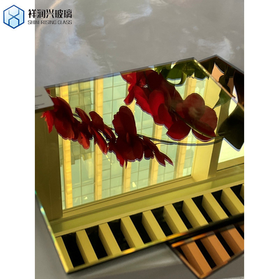 4 mm 5 mm gehärtetes Glas in grünem Blau Grau Bronze Transparente Farbe für Gebäudefassade