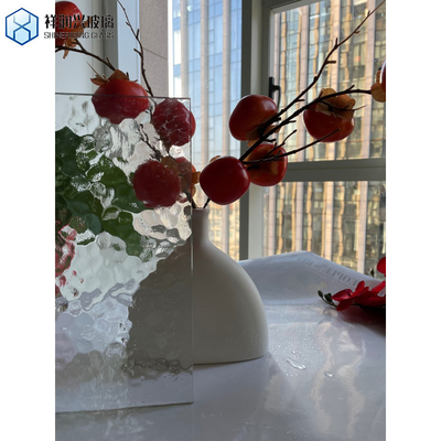 Einfachverbundene/dekorative/Badezimmerglas 4-10 mm Ultra-Clear-Ribben-Fluted-Glasplatten