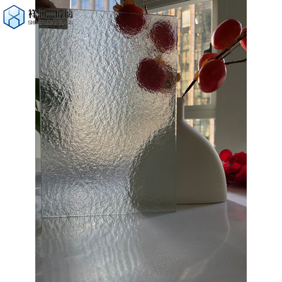 Einfachverbundene/dekorative/Badezimmerglas 4-10 mm Ultra-Clear-Ribben-Fluted-Glasplatten