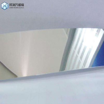 4.0mm Flachpolierte Kante Arbeit Einfacher Stil Silberblechglas Spiegel Aluminium Spiegelglas