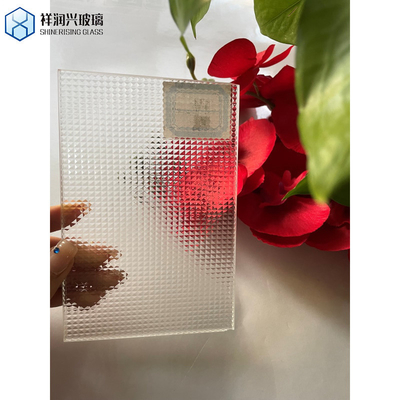 Speichern Sie 3 mm Dicke klare figurierte Glasbleche mit individuellem Texturmuster