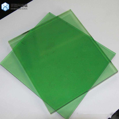 Bauglas Farb-/Farbgehärtetes Glas mit poliertem Rand