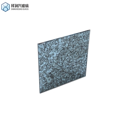 Temperglas-Badspiegel mit luxuriösem 5mm 4,8mm 4mm goldenem Antiquitäten-Panel