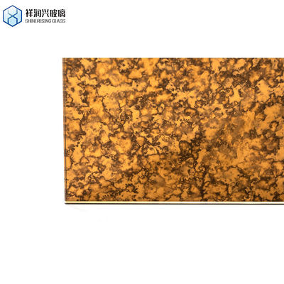 Silberfarbe Luxus-Glasspiegel für das Essen im antiken Stil