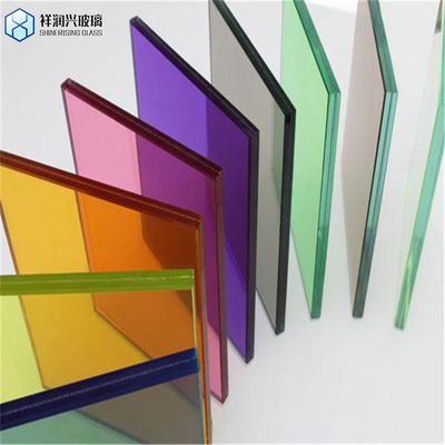 3mm 4mm 5mm 6mm 8mm Klarfarbe reflektierende Badezimmerfenster Glas Trennwand Schwimmblatt ohne Rahmen