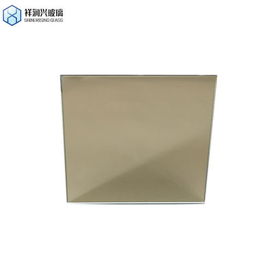 Kupfer-Frei-Blatt-Floatglas Dekorations-Silberspiegel 1830X2440mm Gold-Bronze-Farbe reflektiert