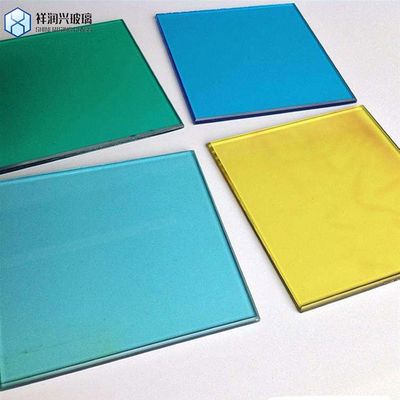 Dunkelblau reflektierendes gefärbtes Floatglas Tempered Laminated Glass Sheet