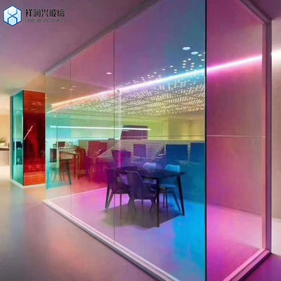 Anforderung auf Maß professionelles 5mm reflektierendes blau gefärbtes Temperglas für Fenster