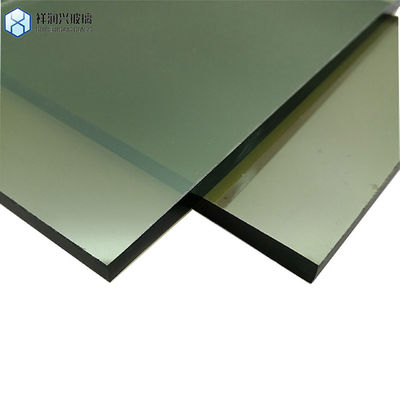 Wärmeabsorbierendes, auf Maß geschnittenes, gehärtetes Glas, auf Anfrage angepasst, klare Schichten, gefärbt