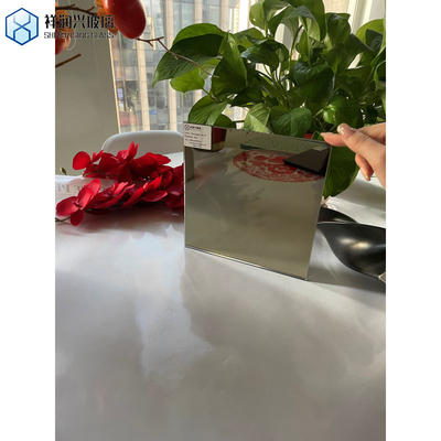 Flachpolierte Kante 1mm-6mm gefärbte Silber-Aluminium-Glas-Spiegel