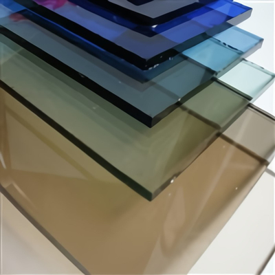 Grünes Glas Türdekoration 4mm Tempered Art Irisescent Glas mit Dichroic Beschichtung