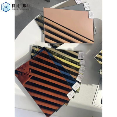 1.8-8mm Bronze Grau Blau gefärbtes Spiegelglas für verschiedene Anwendungen