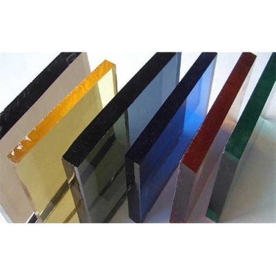 Dunkelgrünes reflektiertes Thermalglasblech Schwimmglasmöbel mit thermischer Reflexion