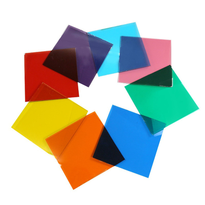 Farbiges Glas 5mm 6mm 8mm reflektiertes blau-grün gefärbtes Temperglas