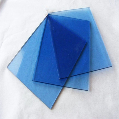 Farbiges Glas 5mm 6mm 8mm reflektiertes blau-grün gefärbtes Temperglas
