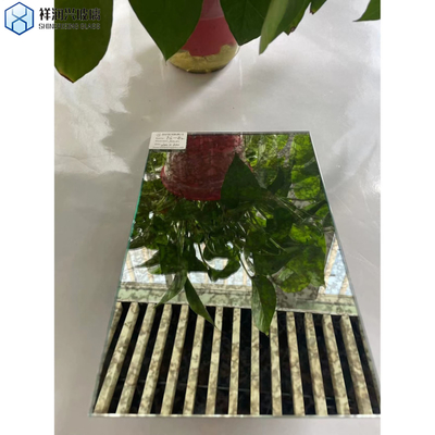 Silberveredelung Retro Modern Custom Beveled Antike Spiegelfliesen für klassische Wandkunst