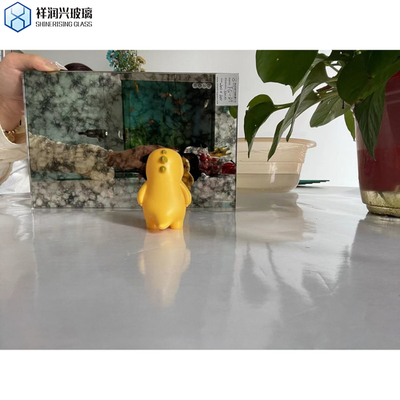Außen 4mm-6mm Frosted Badezimmer Antike Große Spiegel Dekorationsglas mit 5 After-Sales