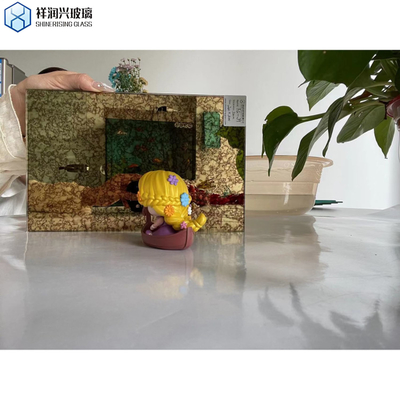 Luxus Wand Architekturdekoration Antike Silber Spiegelblatt mit Float Glass