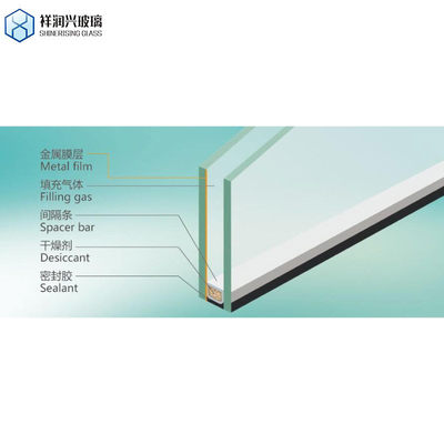 Gebäudefassaden aus isoliertem Glas mit Low E-Beschichtung und Igcc-Technik
