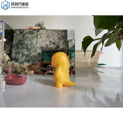 Glasrahmen Material Vintage Kunst Farblinsen Antike Spiegel mit flach polierten Kanten