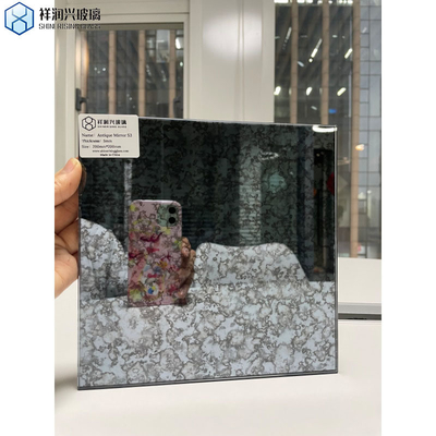 Glasrahmen Antike Spiegel Größe / Wandplatte Dekorationsspiegel Flachpolierte Kantenarbeit